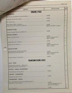 1970 Lincoln Mercury Division Service Bulletins Lot for Mercury Capri