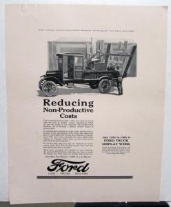 1926 Ford Model T Ton Truck Ad Proof