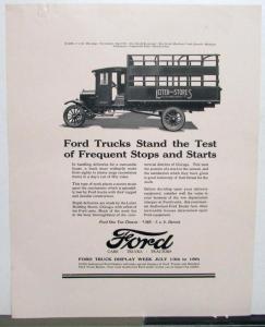 1926 Ford Model T One Ton Truck Delivery Ad Proof