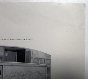 1925 Ford Model T Light Duty Truck Delivery Ad Proof