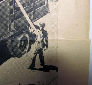 1936 Ford V8 Trucks Heavy Duty Commercial Ad Proof