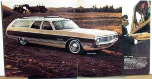 1972 Chrysler Imperial New Yorker Town & Country Newport XL Sales Brochure