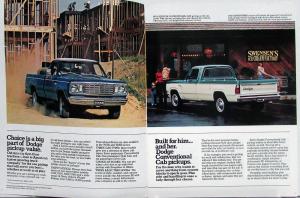 1978 Dodge Pickup Trucks D 100 150 200 300 Sales Brochure Original