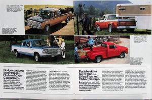 1978 Dodge Pickup Trucks D 100 150 200 300 Sales Brochure Original