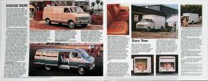 1979 Dodge Pickup Trucks D50 Kary Maxi Vans Sales Brochure Original