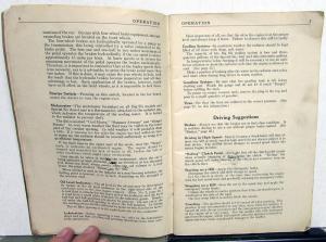1925 Studebaker Big Six and Special Six Owners Manual