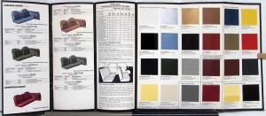 1980 Pontiac Firebird Lemans Grand Prix Color Paint Chips Interior Brochure