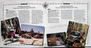 1992 Jeep Jamboree USA Guidebook Locations Dates Original Brochure