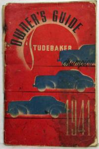 1941 Studebaker Champion Owners Manual