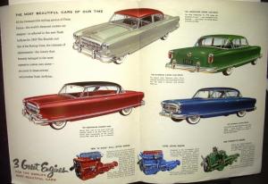 1953 Nash Pinin Farina Ambassador Statesman XL Sales Folder Original