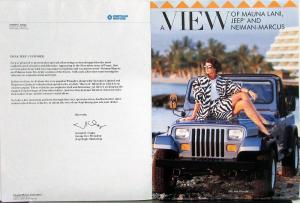 1988 Jeep Wrangler Cherokee Wagoneer Hawaii Resort & Fashion AD in Vogue