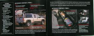 2002 GMC Sierra & 1999 Sierra Concept Professional Trucks Sales Sheet & Folder