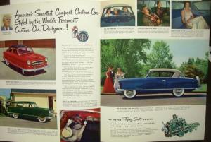 1953 Nash Rambler Suburban Greenbrier Pinin Farina Airflyte XL Sales Folder Orig