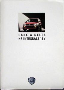 1988 1989 Lancia Delta HF Turbo Thema Y10 GERMAN Text Lot of 6 Sales Brochures