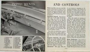 1953 Studebaker Land Cruiser Owners Manual