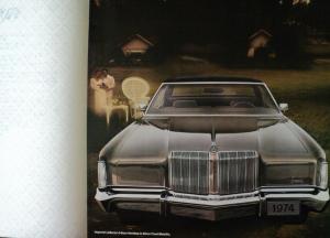 1974 Chrysler Imperial LeBaron Prestige XL Color Sales Brochure