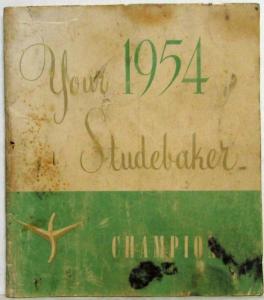 1954 Studebaker Champion Owners Manual - Canadian