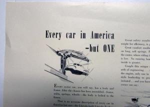 1940 Lincoln Car Zephyr V 12 Coupe Time Magazine Ad Proof