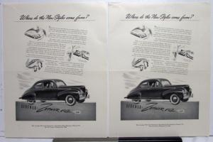 1940 Lincoln Car Zephyr V 12 Sedan New Styles Proof