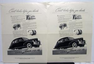 1940 Lincoln Ford Car Zephyr V 12 Sedan Before You Decide Ad Proof