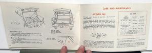 1958 Studebaker Owners Manual - Scotsman Champion Hawk Commander President