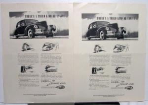 1940 Lincoln Zephyr V12 Sedan Third Kind Of Engine Ad Proof