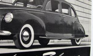 1940 Lincoln Motor Company Car Zephyr V12 Fresh Start Ad Proof