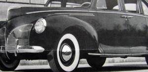 1940 Lincoln Motor Company Car Zephyr V12 Fresh Start Ad Proof
