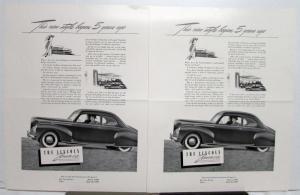 1940 Lincoln V12 Zephyr 12 Cylinder Coupe Time Magazine Ad Proof