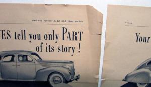 1939 Lincoln V12 Zephyr Your Eyes Ad Proof