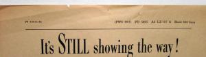 1939 Lincoln V12 Zephyr Sedan Most Modern Still Showing The Way Ad Proof
