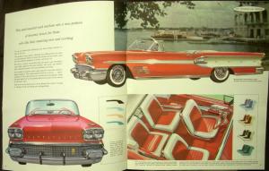 1958 Pontiac Bonneville Chieftain Super Star Chief Sales Brochure NOS