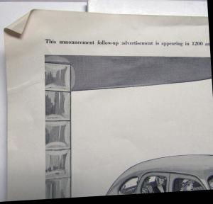 1939 Lincoln Zephyr V12 Sedan 12 Cylinder Style Leader Ad Proof 14.75x17