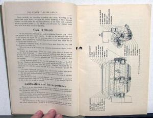 1918 Westcott Series 18 Owners Manual Book of Instructions