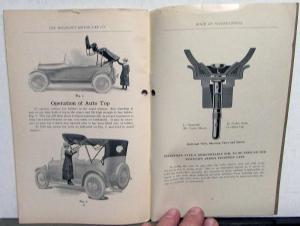 1918 Westcott Series 18 Owners Manual Book of Instructions