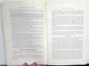 1920-1921 Westcott Type C-48 and C-38 Owners Manual Book of Instructions