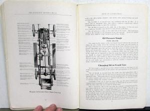 1920-1921 Westcott Type C-48 and C-38 Owners Manual Book of Instructions