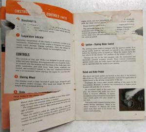 1952 Willys Aero Owners Manual - Aero-Wing Aero-Ace