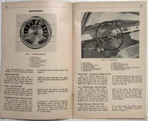 1954 Willys Owners Manual - Model 6-226 Eagle Custom Eagle Deluxe Ace Deluxe