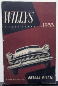 1955 Willys Owners Manual - Model 6-226A Bermuda - Custom