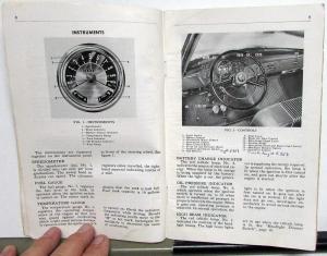 1955 Willys Owners Manual - Model 6-226A Bermuda - Custom