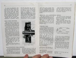 1955 Willys Owners Manual - Model 6-226A Bermuda - Custom