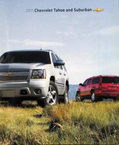 2011 Chevrolet Tahoe & Suburban Pickup Truck Sales Brochure Original