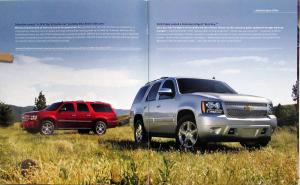 2011 Chevrolet Tahoe & Suburban Pickup Truck Sales Brochure Original