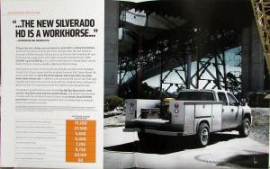 2011 Chevrolet Silverado HD WT LT LTZ 2500 3500 Pickup Truck Sales Brochure Orig