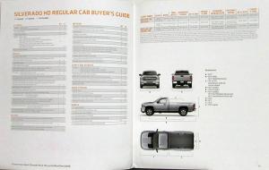 2011 Chevrolet Silverado HD WT LT LTZ 2500 3500 Pickup Truck Sales Brochure Orig