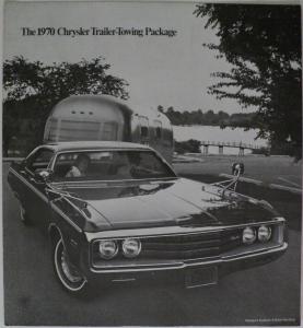 NOS 1970 Chrsyler Trailer Towing Package Sales Brochure  Newport Town & Country