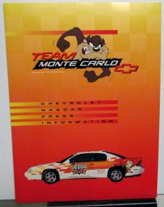 1999 Chevrolet Monte Carlo Z34 Brickyard 400 Pace Car Media Info Press Kit
