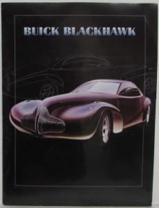 2000 Buick Blackhawk Custom Show Car Media Information Press Kit