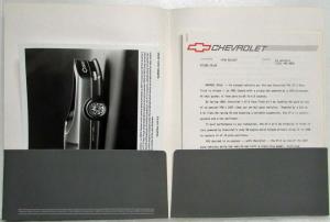 1989 Chevrolet XT-2 Pace Truck Media Information Press Kit